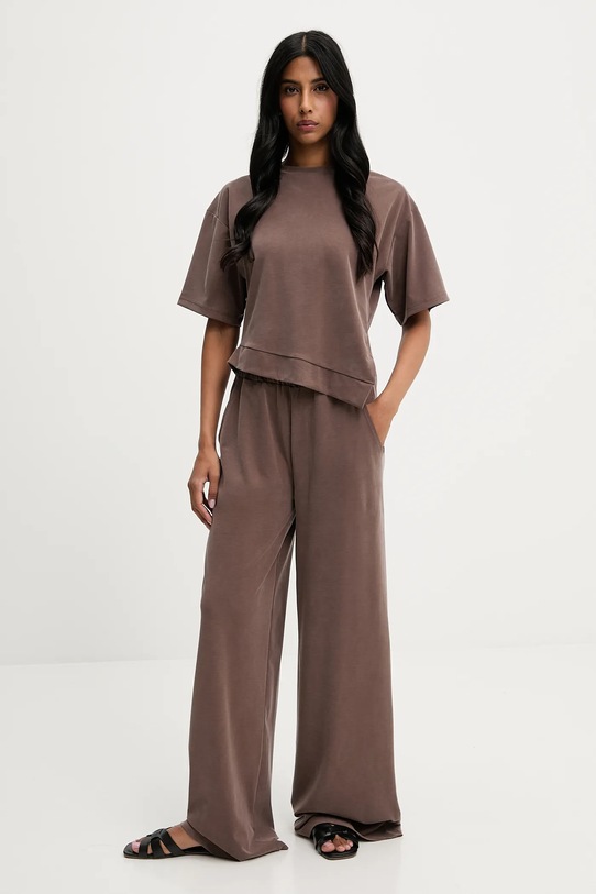 Answear.LAB komplet dzianina brązowy sng.147.tos