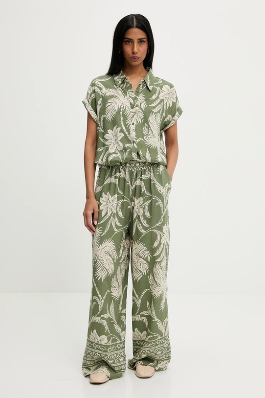 Answear.LAB komplet tkanina zielony LE21.666.hak