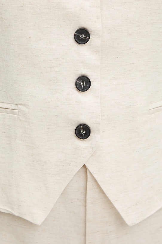 Answear.LAB gilet e pantaloncini con lino CA2716.hos