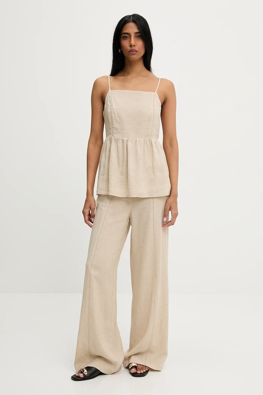 Answear Lab set complet cu lenjerie panza bej 2979.2986.iak