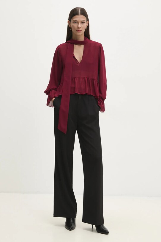 Answear Lab bluza uni rosu 92713.ios