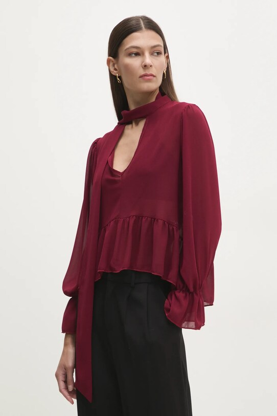 Answear Lab bluza 92713.ios rosu WW25