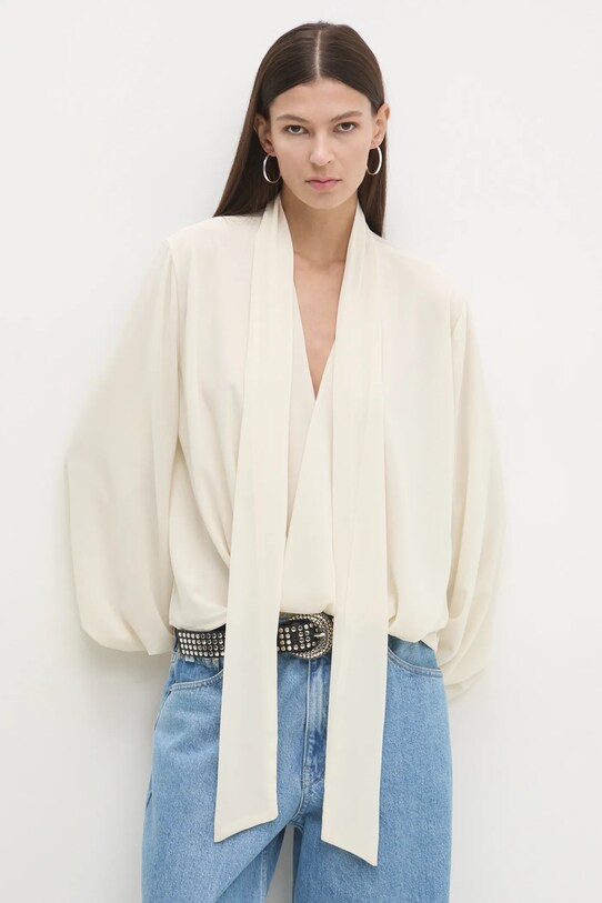 Блузка Answear.LAB casual бежевый 92712.ios