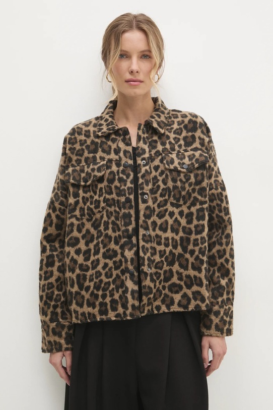 Answear.LAB camicia in lana SK32042.ims beige
