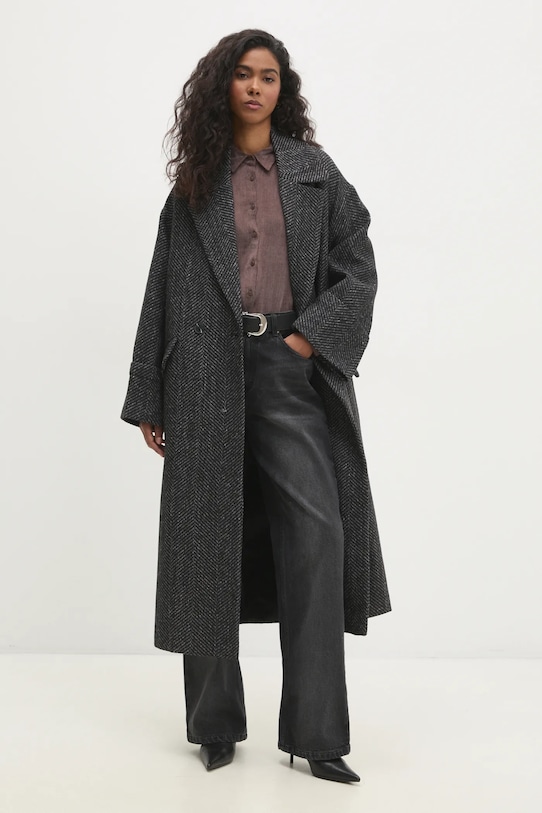 Answear.LAB koszula sng.59.tos brązowy WW25