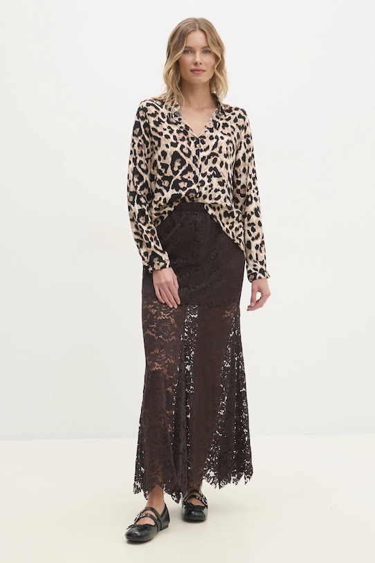 Рубашка Answear.LAB A080778.HWK бежевый WW25