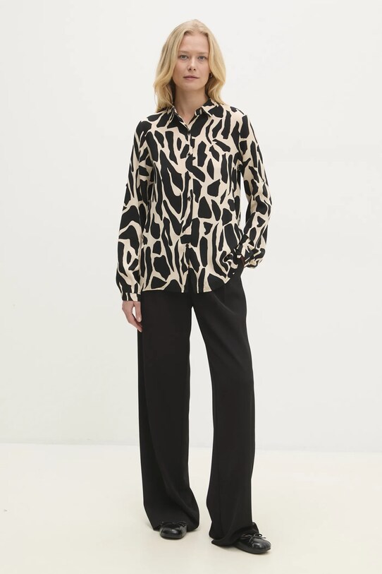 Košeľa Answear.LAB A080780.HWK čierna WW25