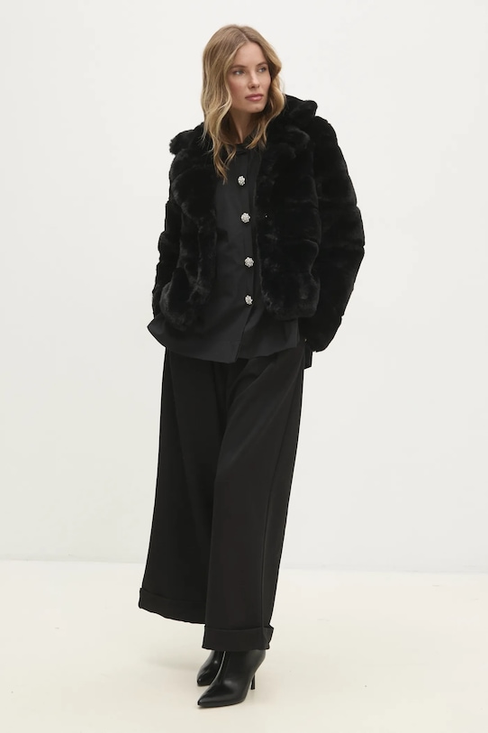 Answear Lab cămașă 5233.tms negru WW25