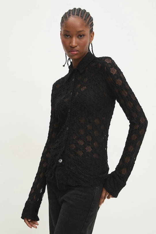 Košile Answear.LAB slim černá sng.65.tos