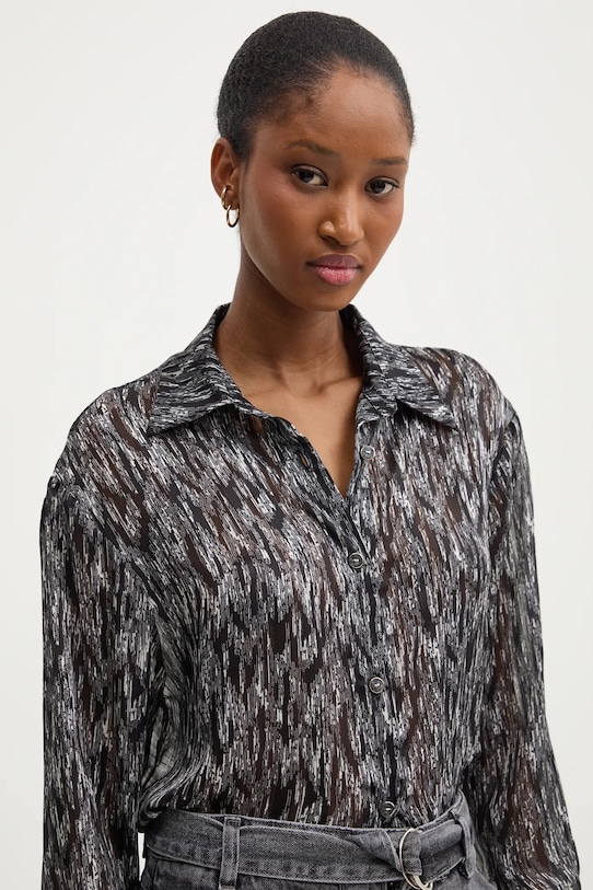 Košeľa Answear.LAB regular čierna KP2791.ims