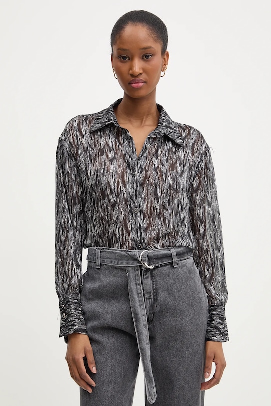 Košeľa Answear.LAB čierna KP2791.ims