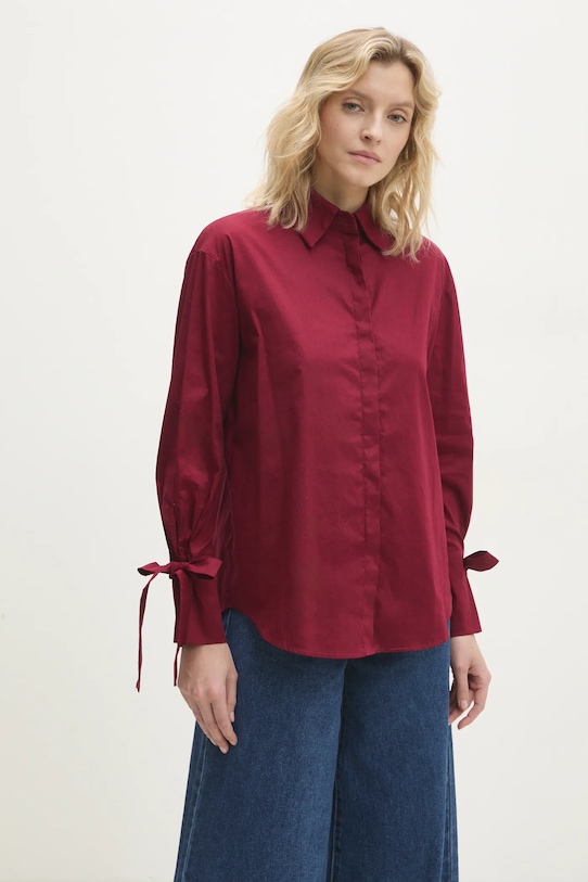Πουκάμισο Answear.LAB με ελαστάν κόκκινο 92790.IKK