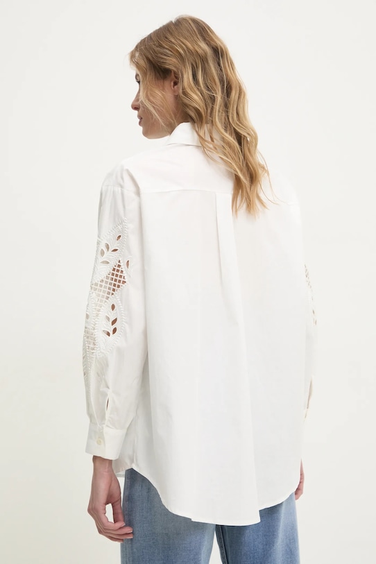 Oblačila Bombažna srajca Answear.LAB FR85009.HKK bela