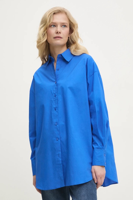 Answear.LAB koszula bawełniana niebieski 3400.hms