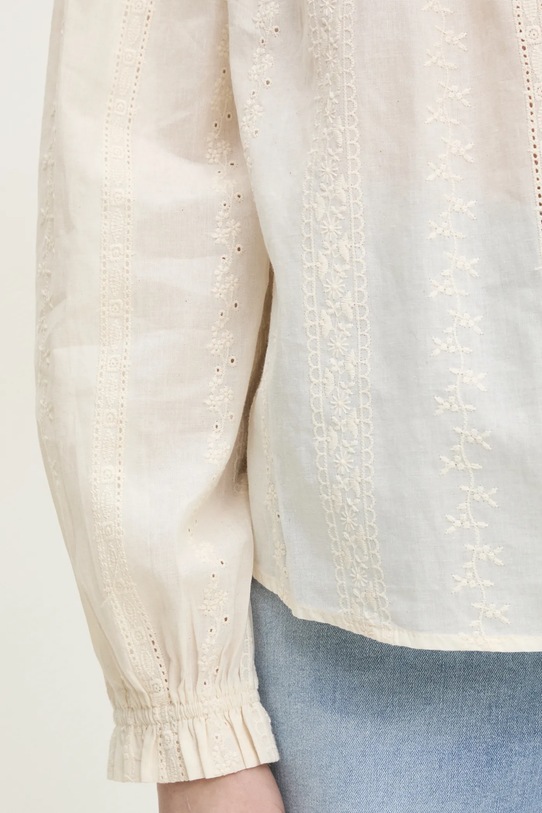 Bavlněná halenka Answear.LAB M699.44.hms béžová