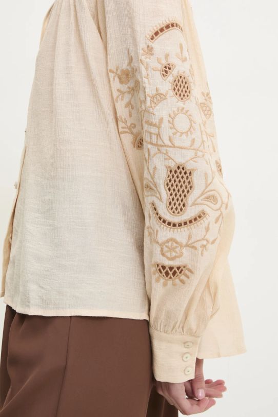 Сорочка Answear.LAB F21180.hms бежевий