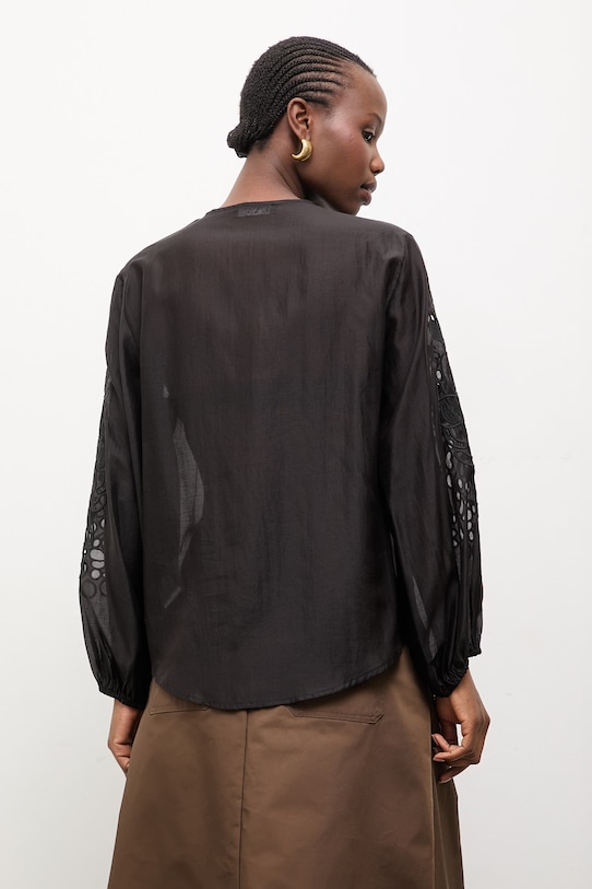 Oblečení Košile Answear.LAB pk2755.ILK černá