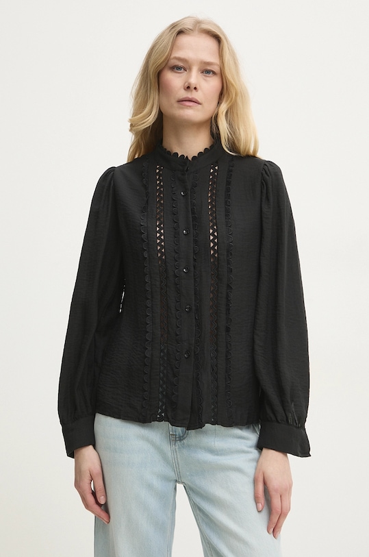 Рубашка Answear.LAB casual чёрный MA1125.hlk