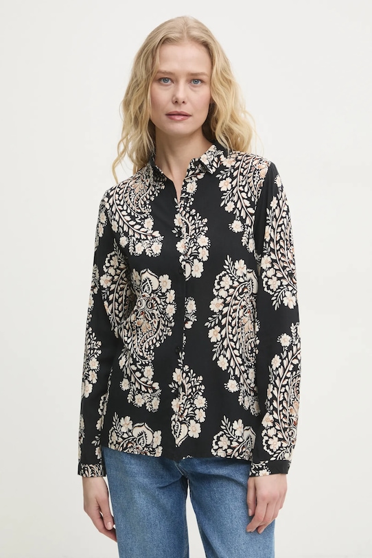 Сорочка Answear.LAB візерунок чорний A080827.hms