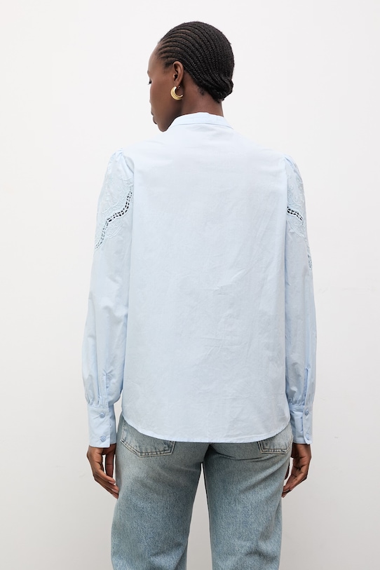 Oblečenie Bavlnená košeľa Answear.LAB 4640.HWK modrá