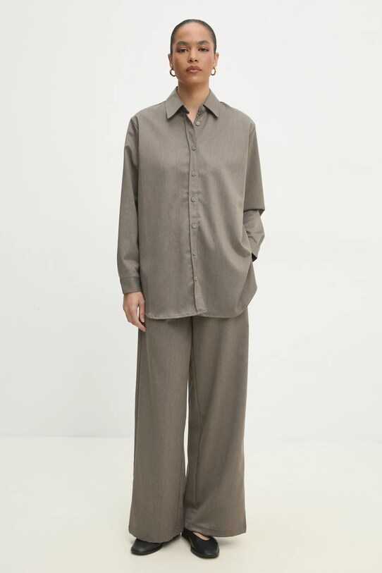 Answear Lab camicia 34177.tos verde WW25