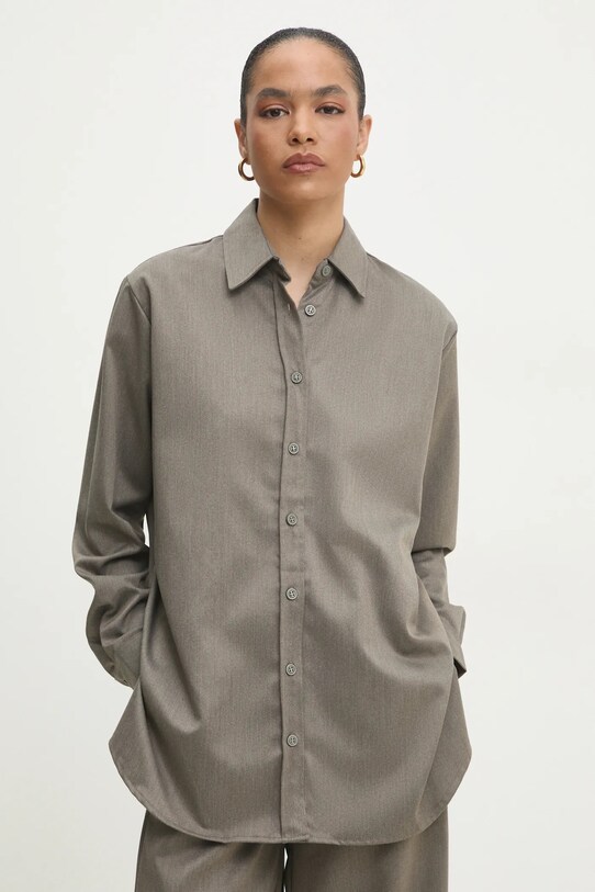 Answear Lab camicia verde 34177.tos