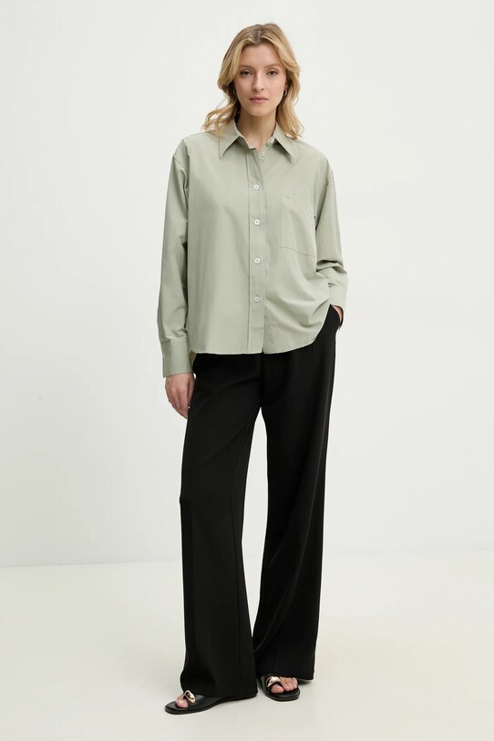 Answear.LAB koszula 193.0019.TWK zielony WW25