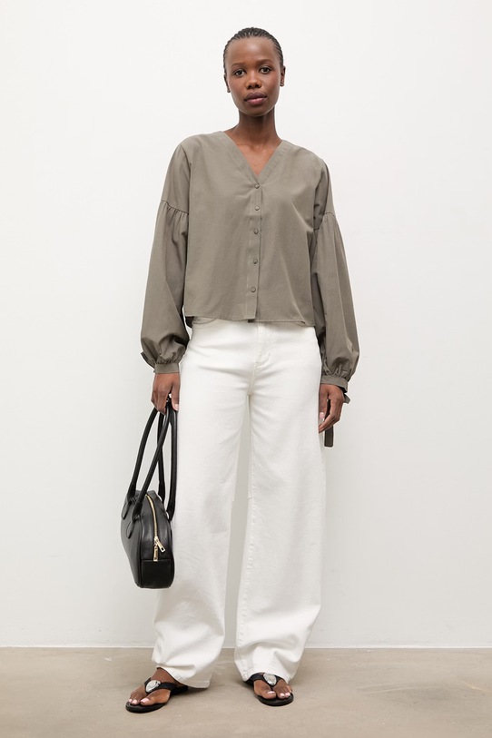 Answear.LAB koszula 6760.1TWK zielony WW25