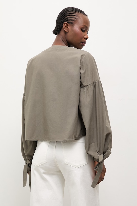 Odzież Answear.LAB koszula 6760.1TWK zielony