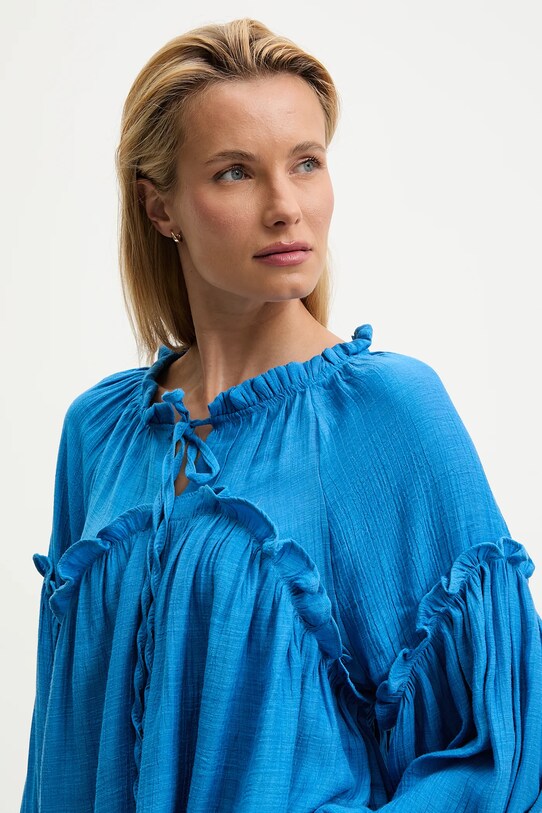 Answear.LAB bluzka 2521000.TWK niebieski