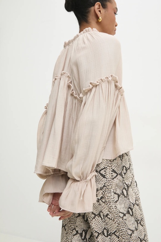 Blúzka Answear.LAB béžová 2521000.TWK