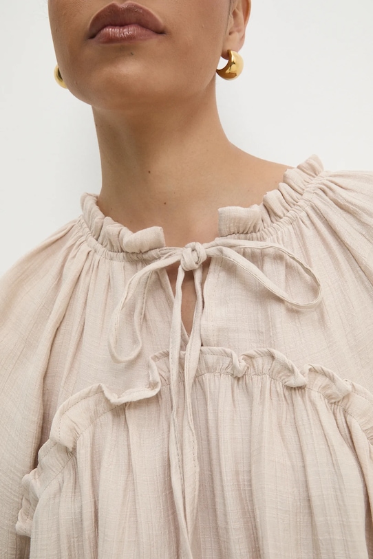 Blúzka Answear.LAB 2521000.TWK béžová