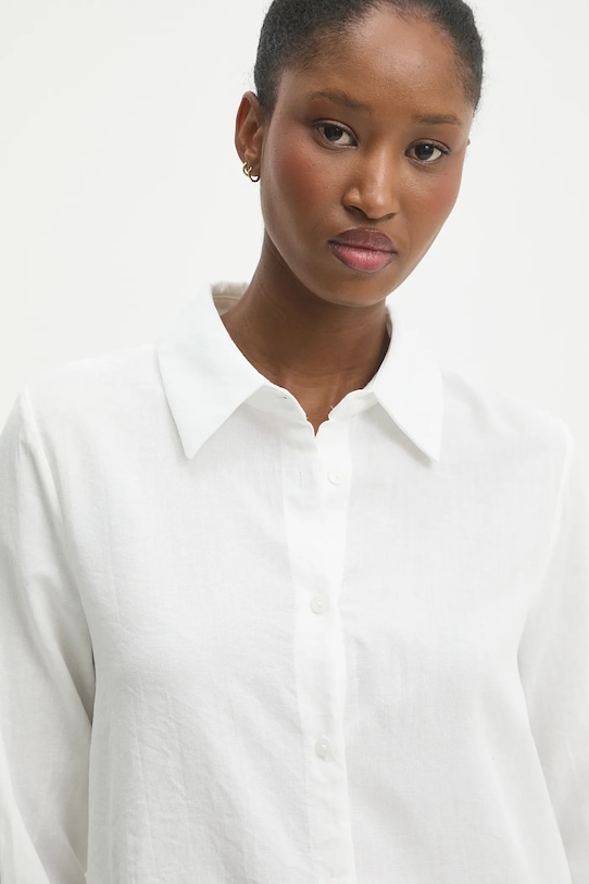 Answear.LAB koszula lniana biały E25.60.FLK