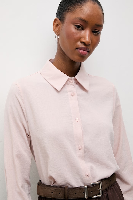 Answear.LAB len ing hosszú rózsaszín E25.60.FLK