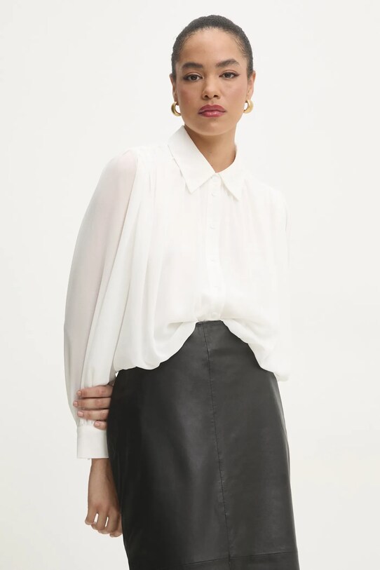 Риза Answear Lab стандартна бял 22525yc.fos