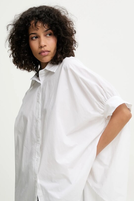 Βαμβακερό πουκάμισο Answear.LAB λευκό 2089.HWK