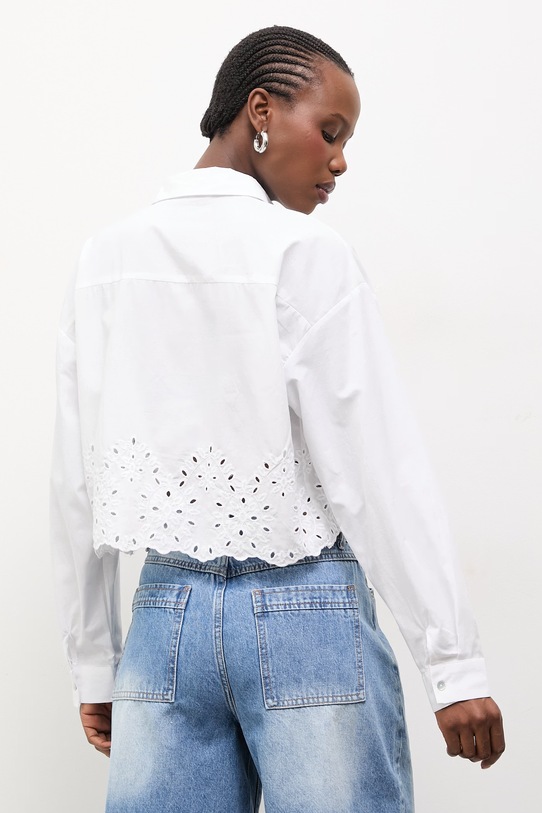 Odzież Answear.LAB koszula sng.127.tjs biały