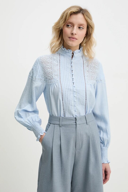 Košeľa Answear.LAB jednofarebný modrá 4693.hos