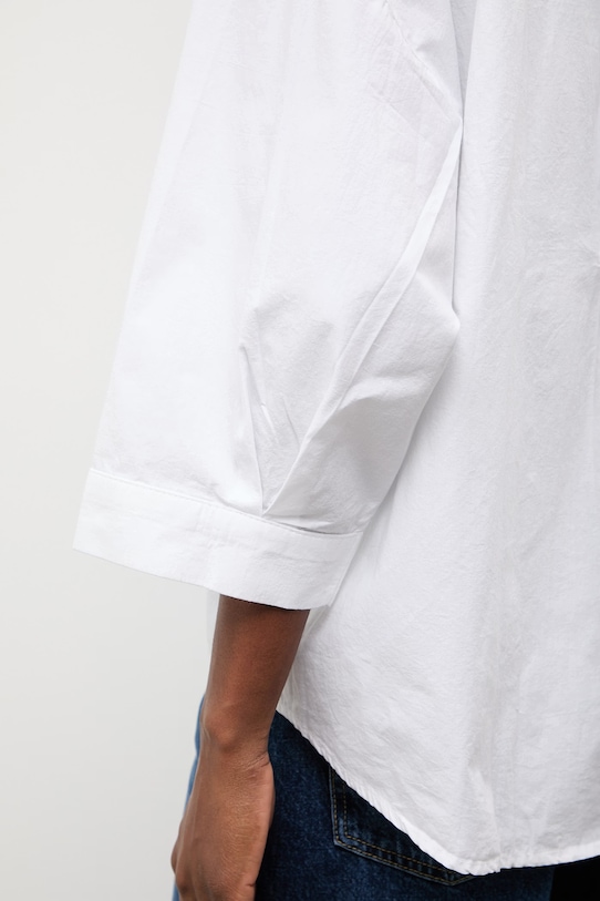 Памучна риза Answear.LAB sng.129.tos бял