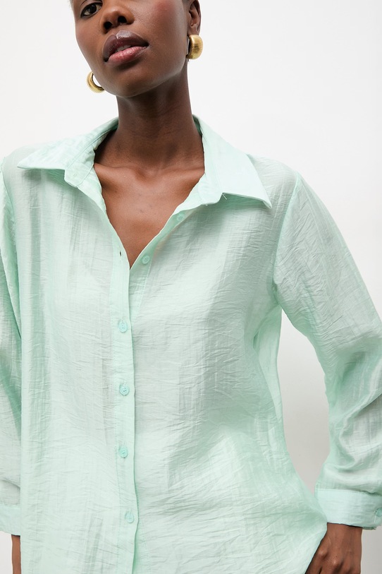 Answear.LAB camicia semplice turchese H1324Q7.HWK