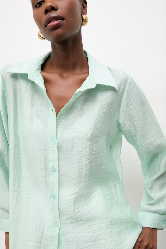 Answear.LAB camicia semplice turchese H1324Q7.HWK