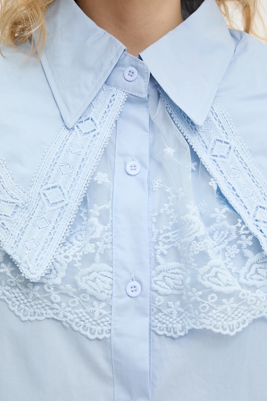 Answear.LAB koszula bawełniana W33050.ios niebieski