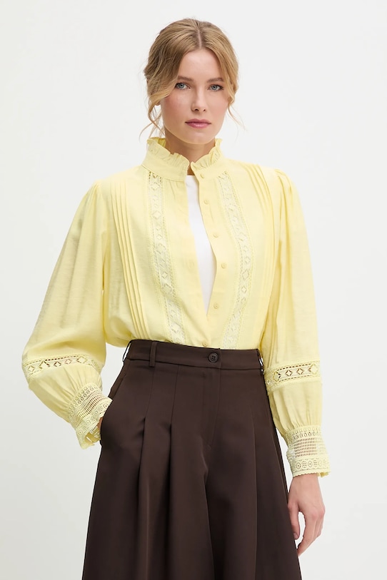 Сорочка Answear.LAB casual жовтий 3690.fos