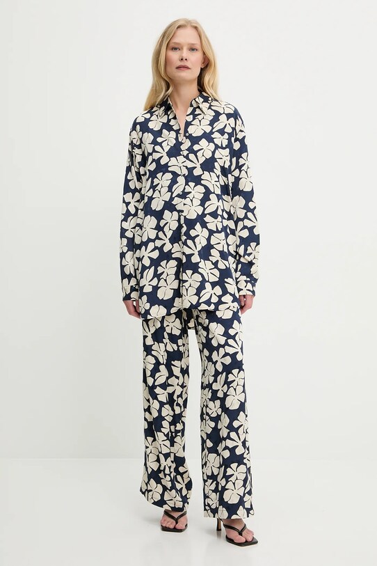 Answear Lab cămașă 34114.tos albastru WW25