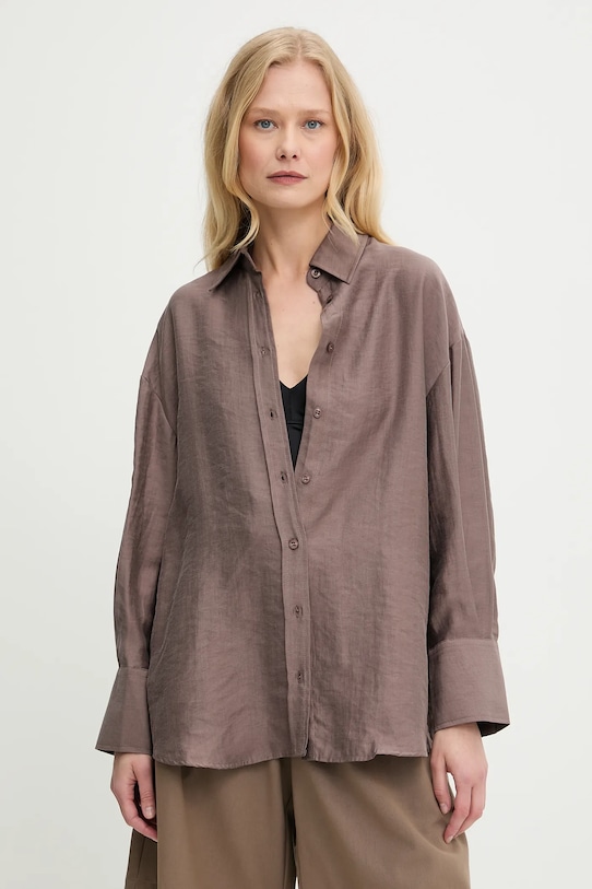 Îmbrăcăminte Answear Lab cămașă 34404.tos maro