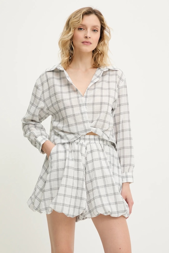 Answear Lab bluza cu guler alb 20.tos