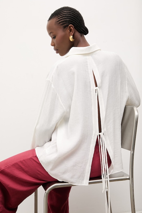 Košulja Answear.LAB bez uzorka bijela 18.tos