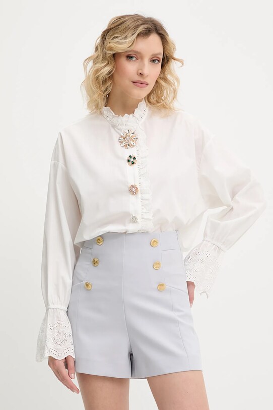 Answear.LAB koszula bawełniana bawełna biały FMD398.hak