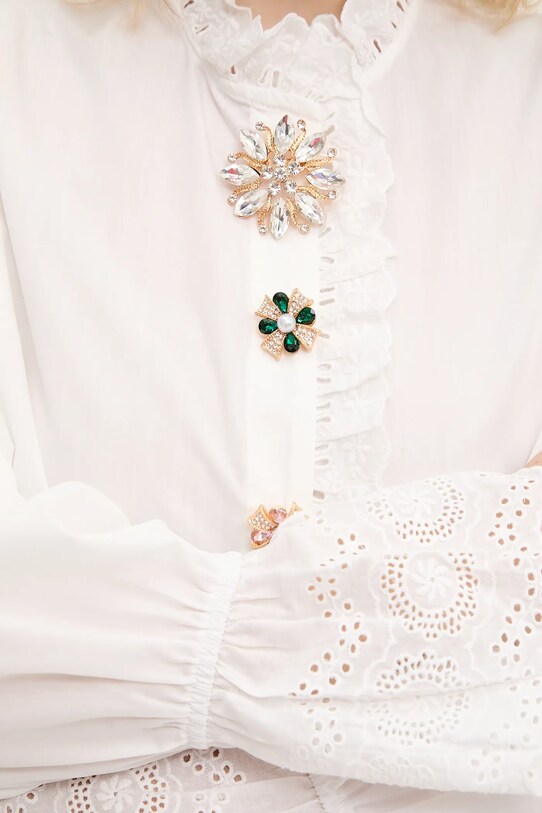 Answear.LAB koszula bawełniana FMD398.hak biały