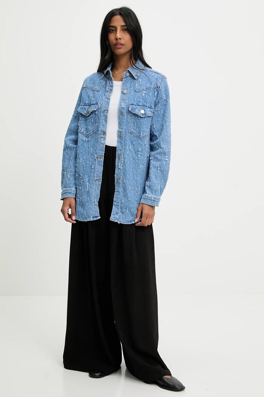 Answear Lab cămașă din denim 2407.iak albastru WW25